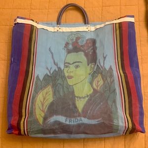 Plastic Mesh Frida Kahlo Market Tote